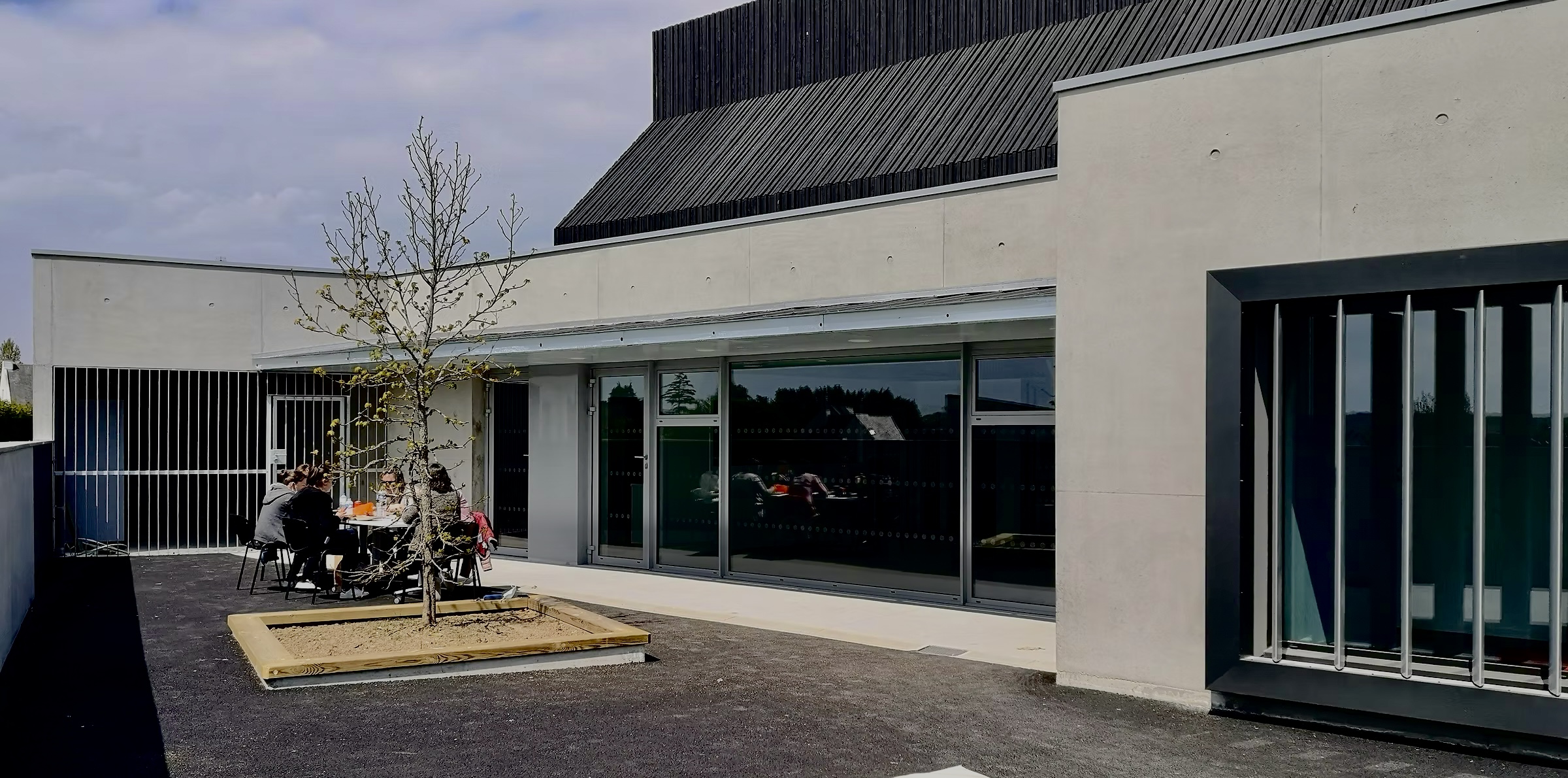 Photo de la crèche de PLERNEUF réalisé par l'agence avant 2025 - PLUS ARCHITECTURES