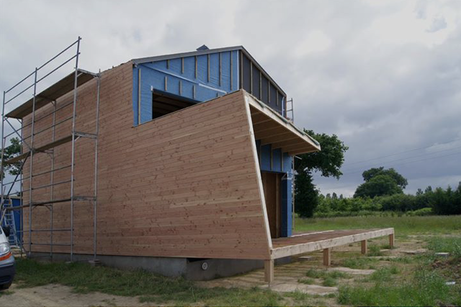 Maison écologique - extérieur - Plus Architectures