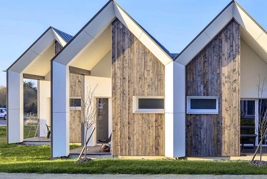 Vue extérieure - Maison d'Accueil Spécialisée 3420m2 - Noyal Châtillon - Plus Architectures