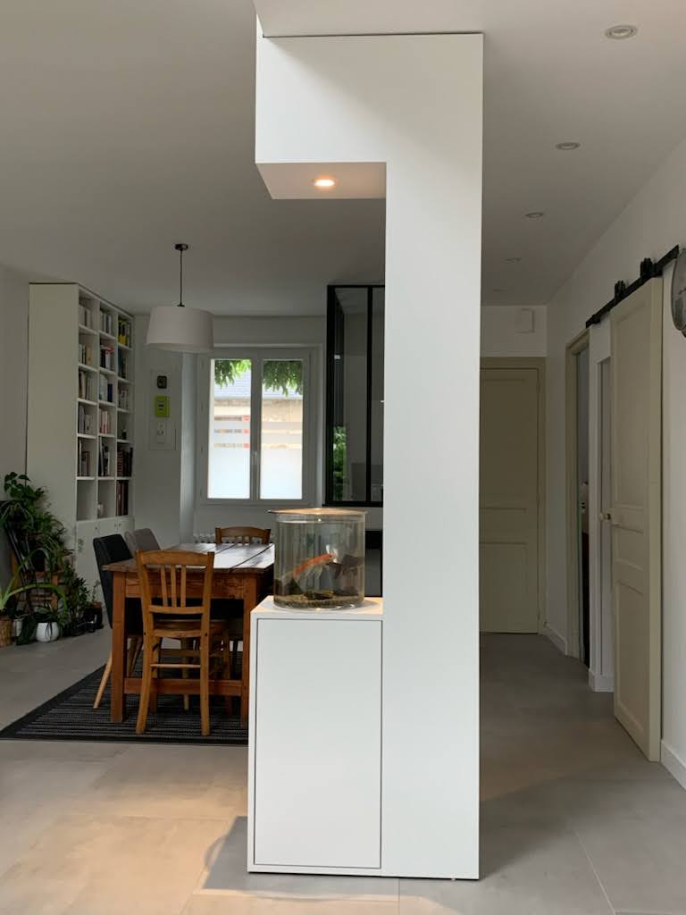 aménagement intérieur - meuble aquarium - Architecture intérieure